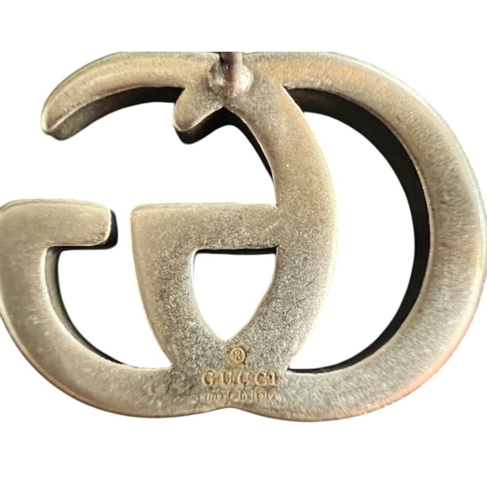 Gucci GG Silver Tone Earrings w/Box and Dust bag (GGXX025) - Picture 7 of 7